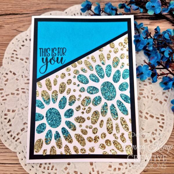 Creative Expressions - Schablone "Grateful " Mini Stencil 