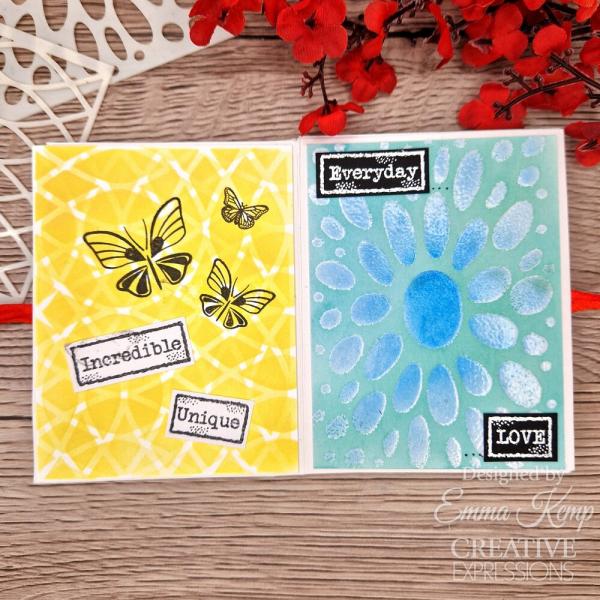 Creative Expressions - Schablone "Grateful " Mini Stencil 