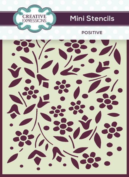 Creative Expressions - Schablone "Positive" Mini Stencil 