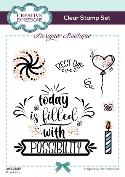 Creative Expressions - Stempelset A6 "Possibilty" Clear Stamps