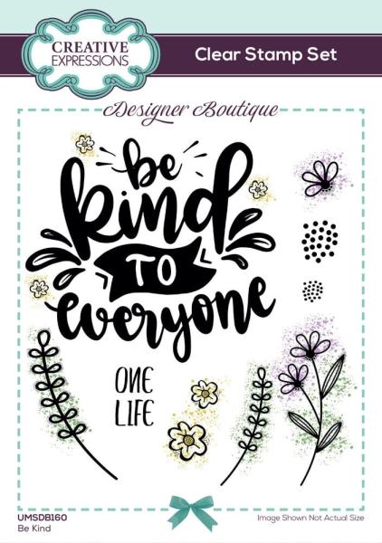 Creative Expressions - Stempelset A6 "Be Kind" Clear Stamps