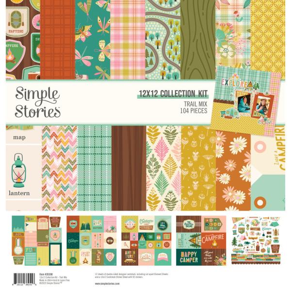 Simple Stories - Collectors Essential Kit "Trail Mix" 12 Bogen Designpapier