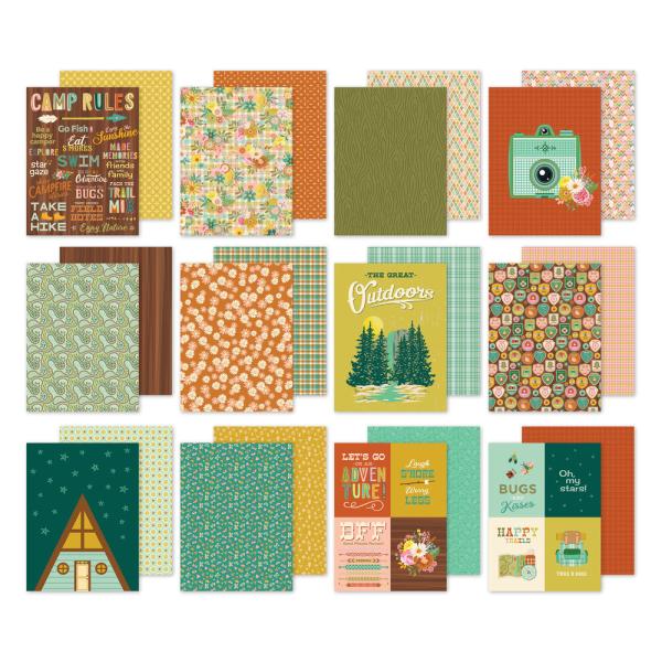 Simple Stories - Designpapier "Trail Mix" Paper Pack 6x8 Inch - 24 Bogen