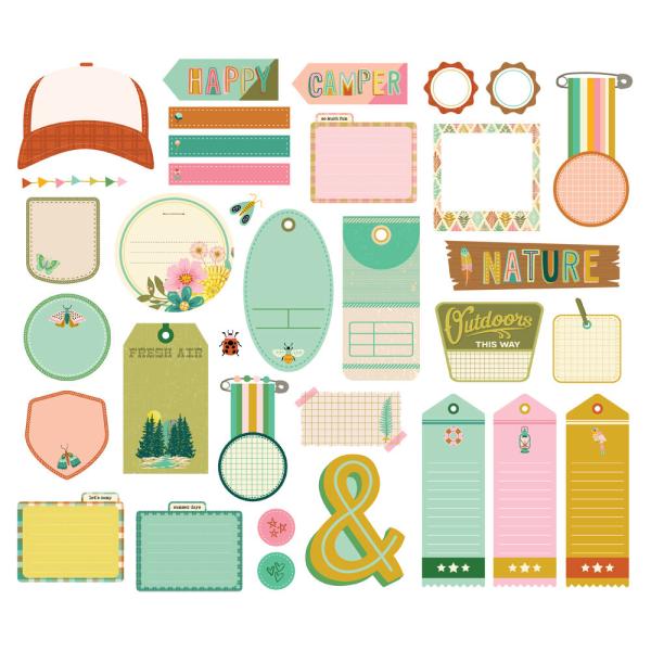 Simple Stories - Stanzteile "Trail Mix" Die Cuts