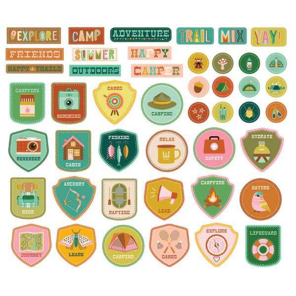 Simple Stories - Stanzteile "Trail Mix" Die Cuts