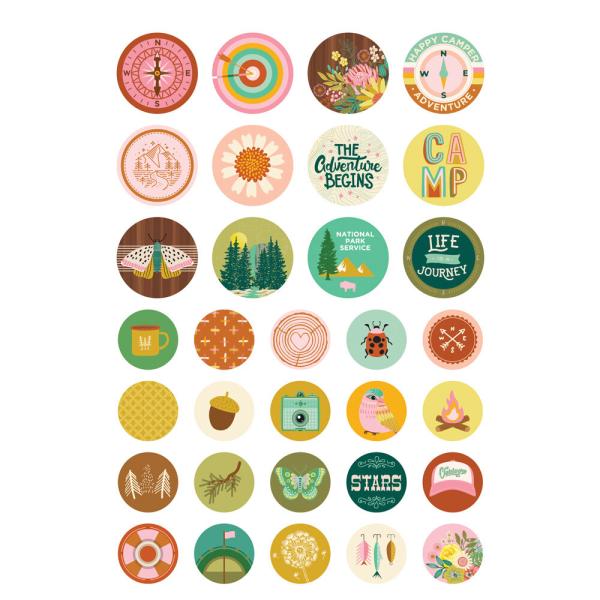 Simple Stories - Aufkleber "Trail Mix" Sticker Book