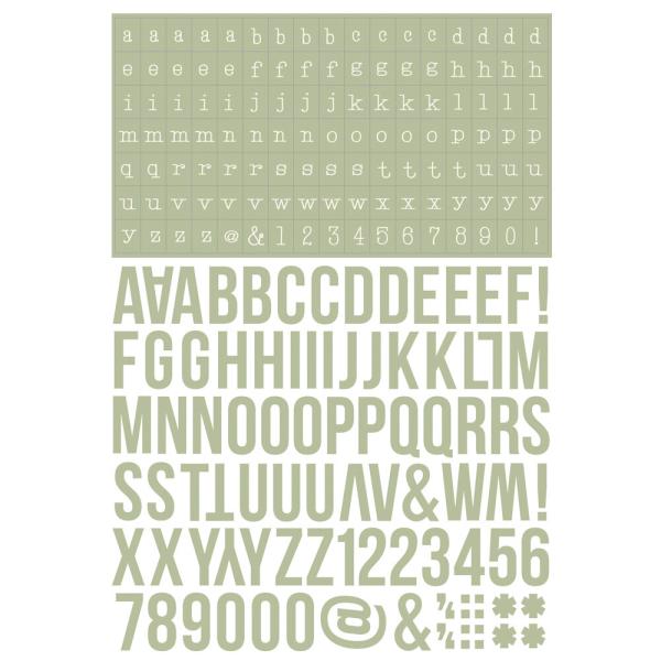 Simple Stories - Aufkleber "Color Vibe Boho Alphabet" Sticker Book