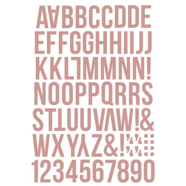 Simple Stories - Aufkleber "Color Vibe Boho Alphabet" Sticker Book