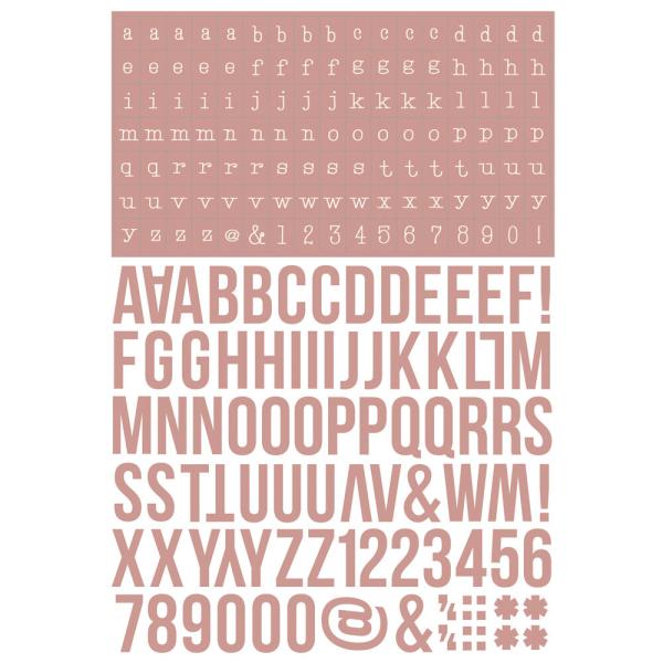 Simple Stories - Aufkleber "Color Vibe Boho Alphabet" Sticker Book