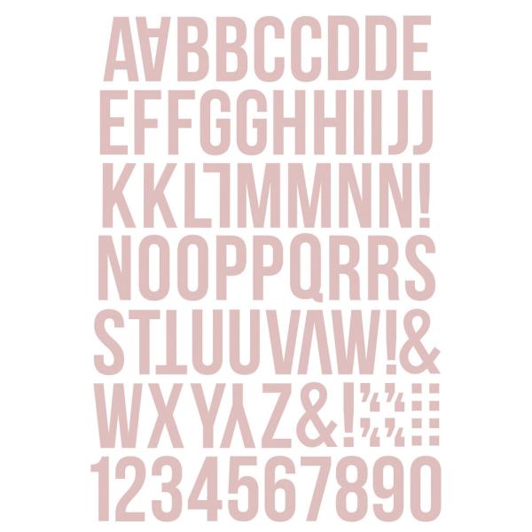 Simple Stories - Aufkleber "Color Vibe Boho Alphabet" Sticker Book