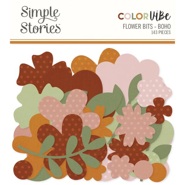 Simple Stories - Stanzteile "Color Vibe Boho" Flower Bits