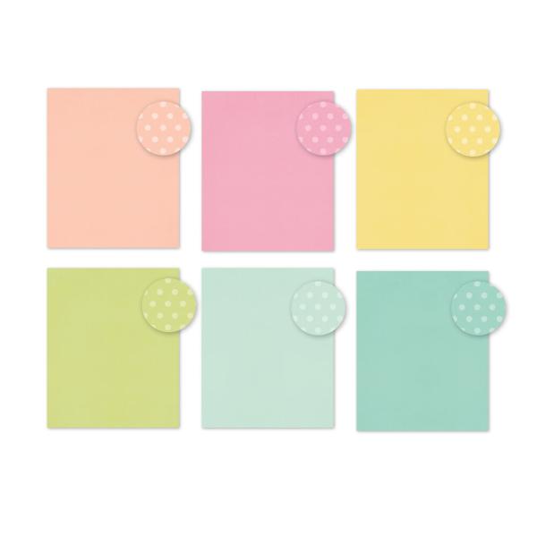 Simple Stories - Designpapier "Color Vibe Lights" Paper Pack 6x8 Inch - 24 Bogen