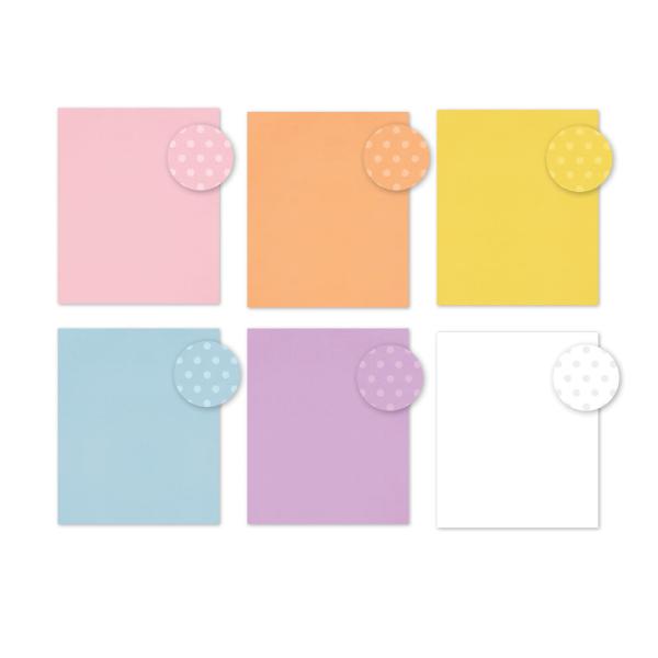 Simple Stories - Designpapier "Color Vibe Spring" Paper Pack 6x8 Inch - 24 Bogen