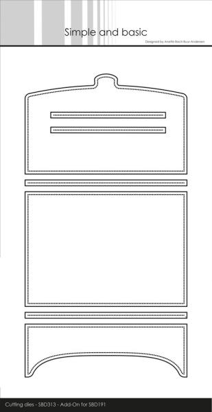 Simple and Basic - Stanzschablone  "Add-On for SBD191" Dies