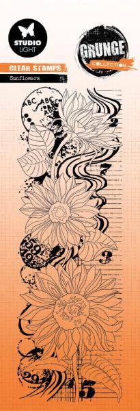 Studio Light - Stempel "Sunflowers" Clear Stamps Grunge Collection