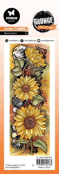 Studio Light - Stempel "Sunflowers" Clear Stamps Grunge Collection