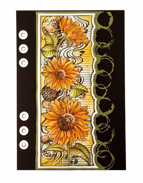 Studio Light - Stempel "Sunflowers" Clear Stamps Grunge Collection