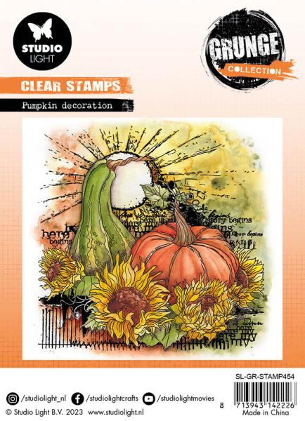 Studio Light - Stempel "Pumpkin Decoration" Clear Stamps Grunge Collection