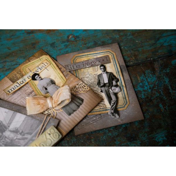 Sizzix - Stanzschablone "Vintage Labels" Thinlits Craft Dies by Tim Holtz