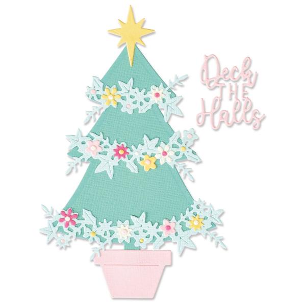 Sizzix - Stanzschablone "Embellished Christmas Tree" Thinlits Craft Dies by Olivia Rose