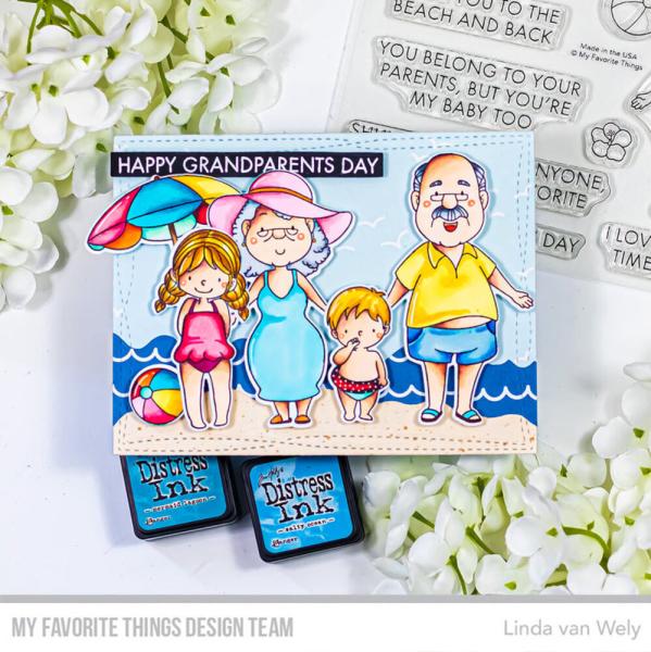 My Favorite Things - Designpapier "Sand, Surf, & Sky" Paper Pad 6x6 Inch - 24 Bogen