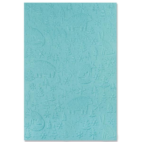 Sizzix - 3D Prägefolder "Nordic Pattern" Embossing Folder Design by Olivia Rose