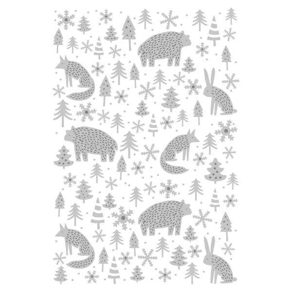 Sizzix - 3D Prägefolder "Nordic Pattern" Embossing Folder Design by Olivia Rose