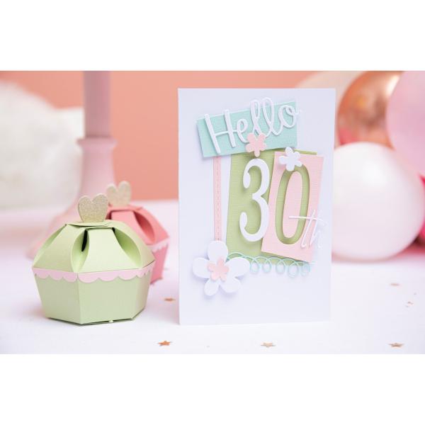 Sizzix - Stanzschablone "Fabulous Birthday Numbers" Thinlits Craft Dies by Debi Potter