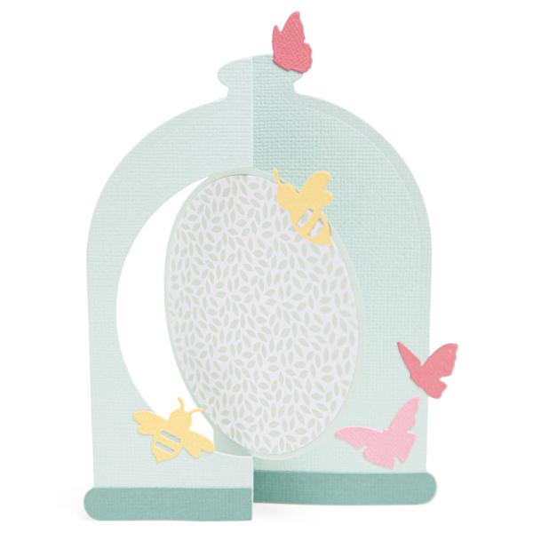 Sizzix - Stanzschablone "Card, Bell Jar" Thinlits Craft Dies by Jen Long