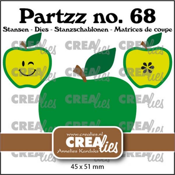 Crealies - Stanzschablone "Apple large" Partzz Dies