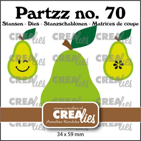 Crealies - Stanzschablone "Pear Large" Partzz Dies