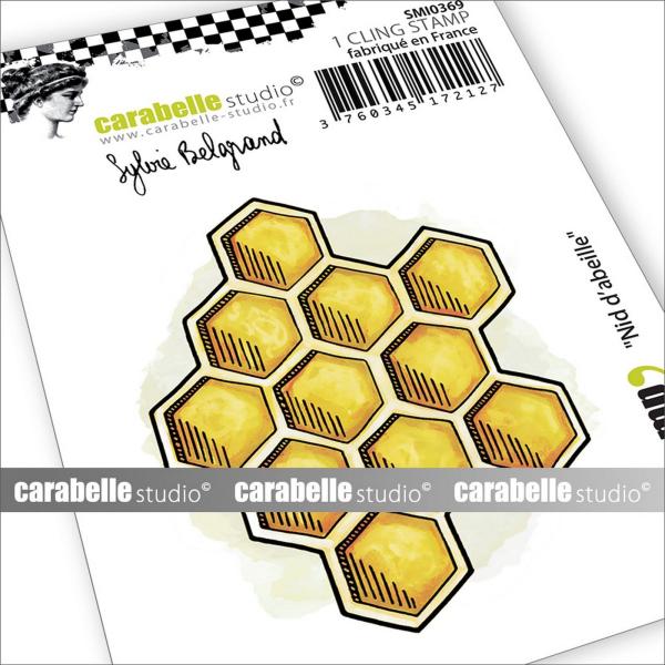 Carabelle Studio - Gummistempel "Nid D’Abeille" Cling Stamp