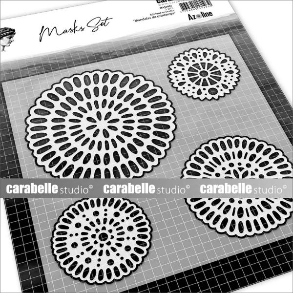 Carabelle Studio - Schablone "Mandalas Du Printemps" Stencil