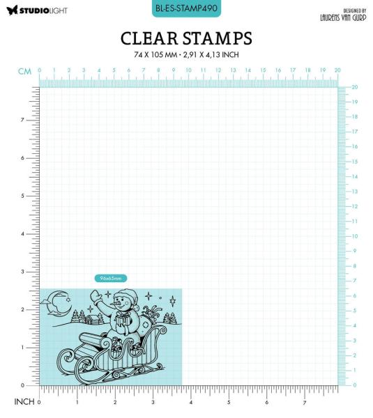 Studio Light - Stempel "Snowman" Clear Stamps