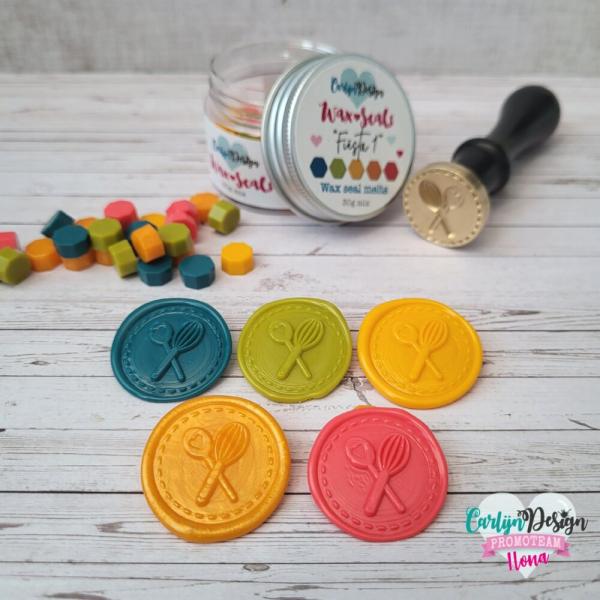 Carlijn Design - Wachsperlen "Fiësta 1" Wax Seal Melts 30g