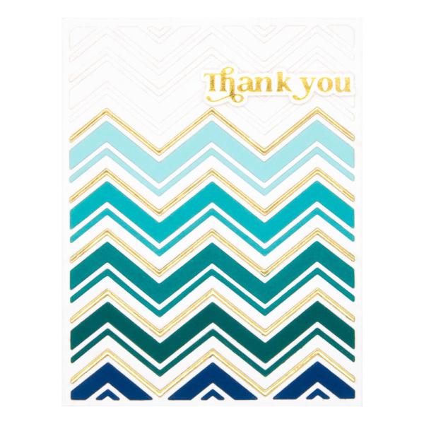 Spellbinders - Stanzschablone "Zig Zag Chevron" Dies