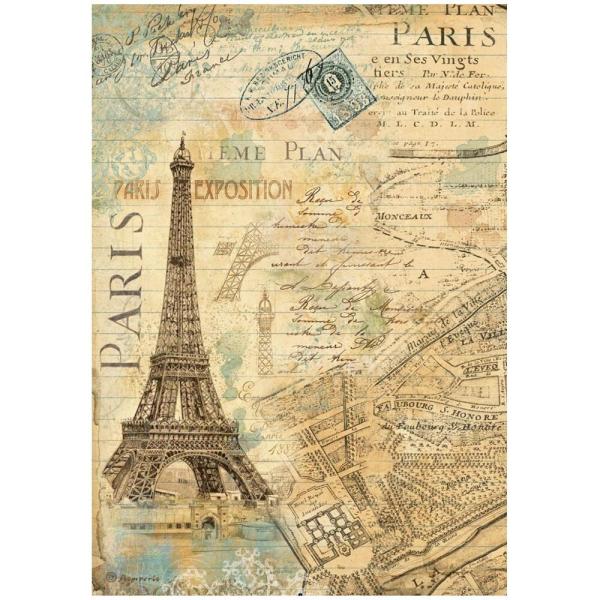 Stamperia - Decopatch Papier "Paris" Decoupage A4 - 6 Bogen  