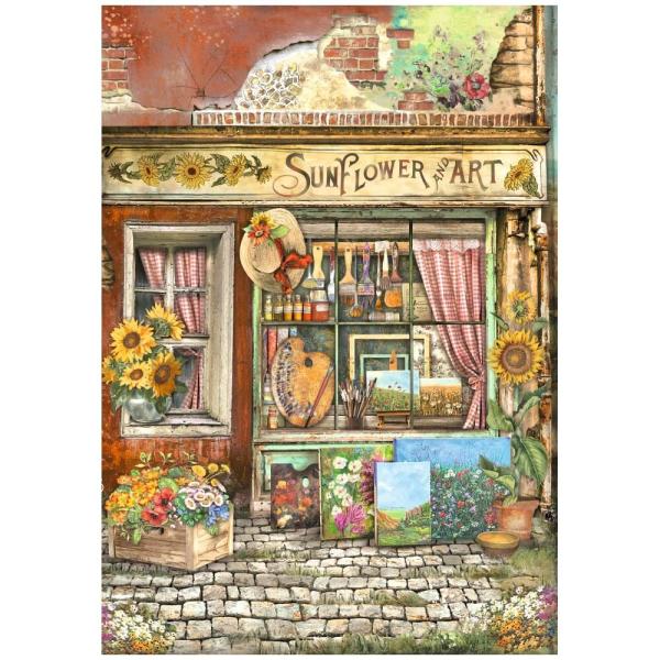 Stamperia - Decopatch Papier "Shop" Decoupage A4 - 6 Bogen  