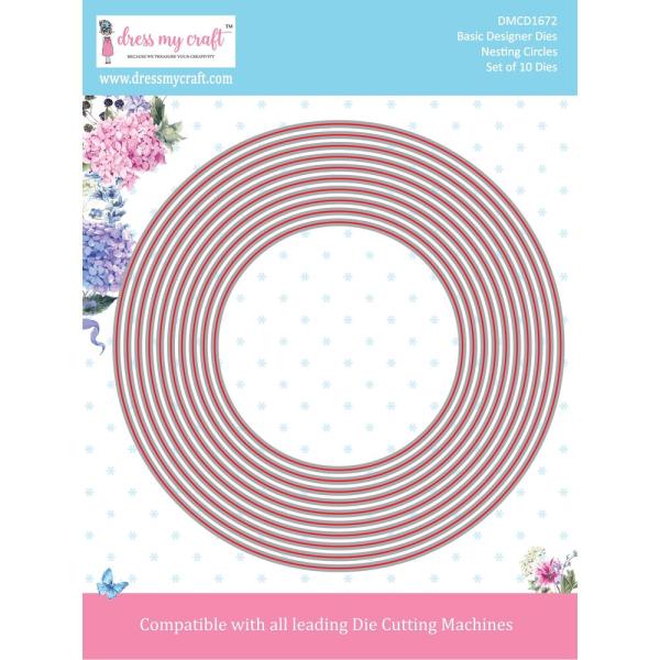 Dress My Craft - Stanzschablone "Nesting Circles" Basic Designer Dies