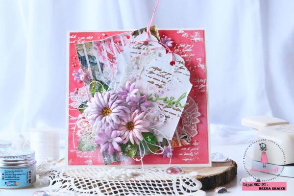 Dress My Craft - Stanzschablone "Floral Sentiments Wish & Hope" Dies