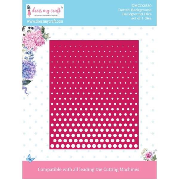 Dress My Craft - Stanzschablone "Dotted Background" Dies