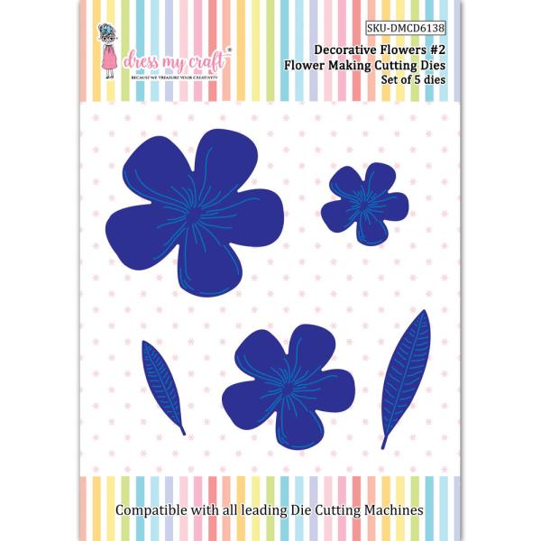 Dress My Craft - Stanzschablone "Decorative Flowers #2" Dies