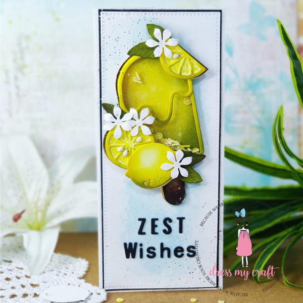 Dress My Craft - Stanzschablone "Lemons & Lemons" Dies