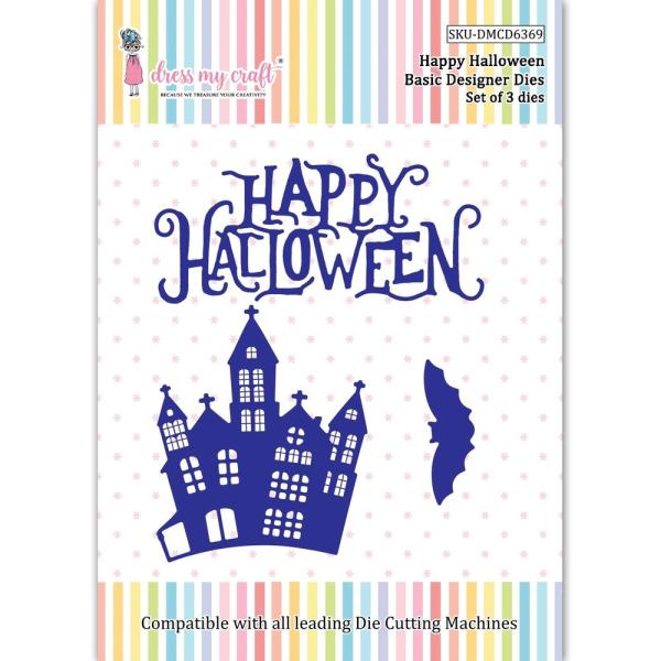 Dress My Craft - Stanzschablone "Happy Halloween" Dies