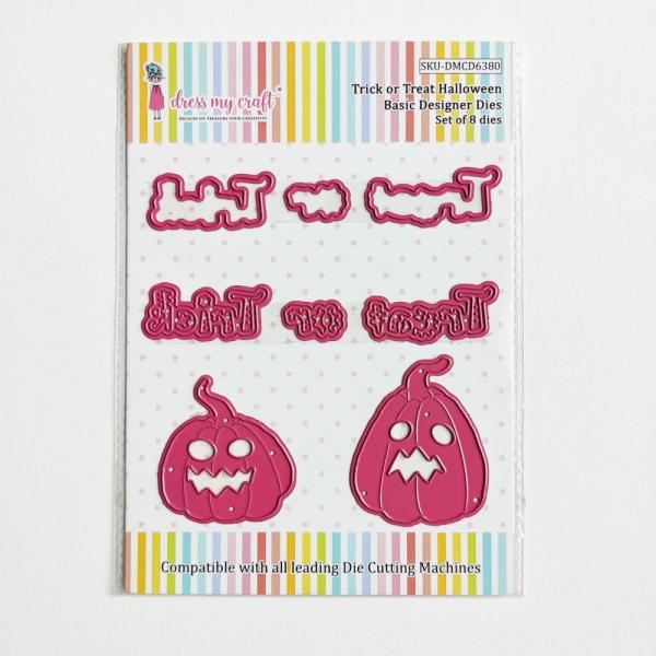 Dress My Craft - Stanzschablone "Trick Or Treat Halloween" Dies