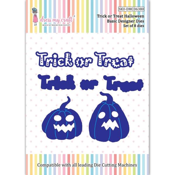 Dress My Craft - Stanzschablone "Trick Or Treat Halloween" Dies