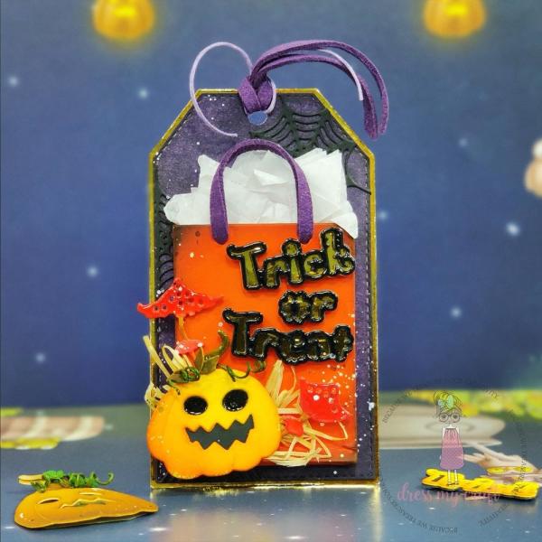 Dress My Craft - Stanzschablone "Trick Or Treat Halloween" Dies