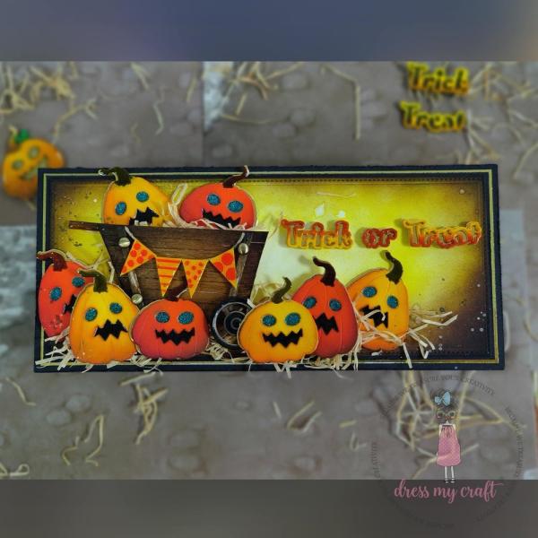 Dress My Craft - Stanzschablone "Trick Or Treat Halloween" Dies