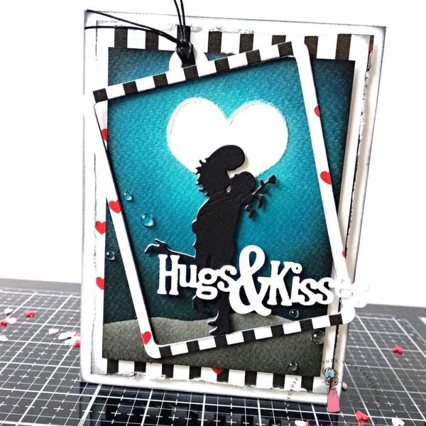 Dress My Craft - Stanzschablone "Hugs & Kisses" Dies