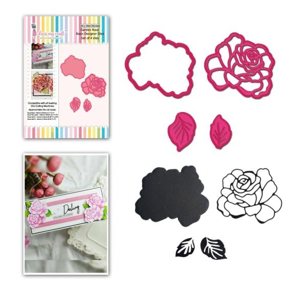 Dress My Craft - Stanzschablone "Garden Rose" Dies